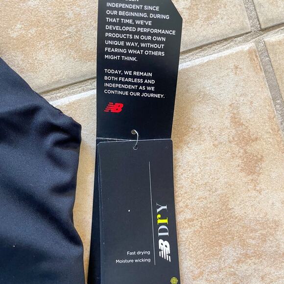 NEW with tags New Balance Power X Black Sports Bra Size XL (D-DD), MSRP $60 - Picture 6 of 12